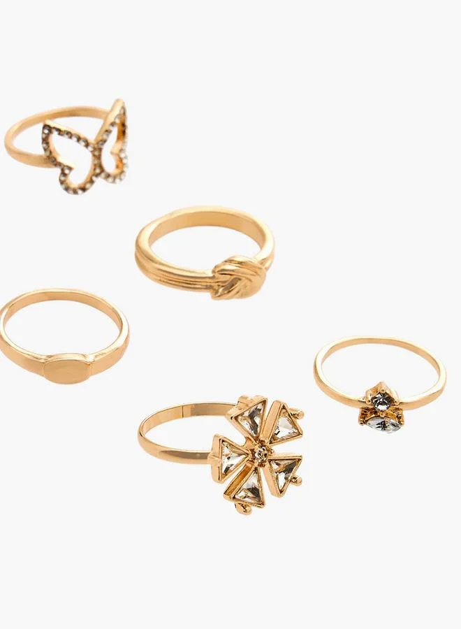 فلورا بيلا من شو إكسبرس Assorted Metal Ring - Set Of 6 Ramadan Collections